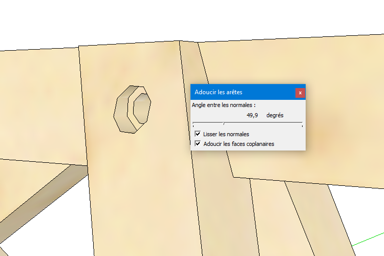 Adoucir les arêtes