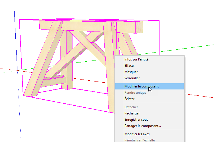 Modifier le composant