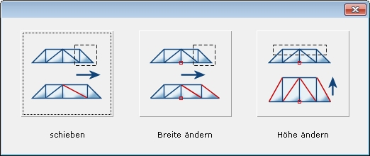 Translater ou étirer une structure