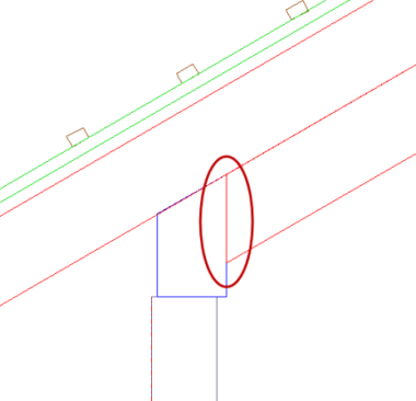 Chevron intérieur pour double chevronnage