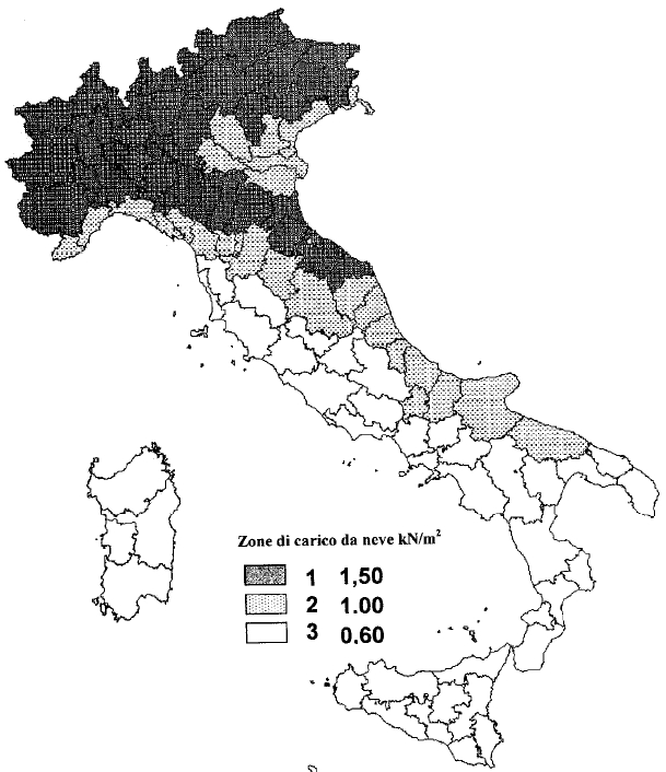 Schneelastberechnung Italien
