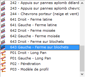 Position du profil statique