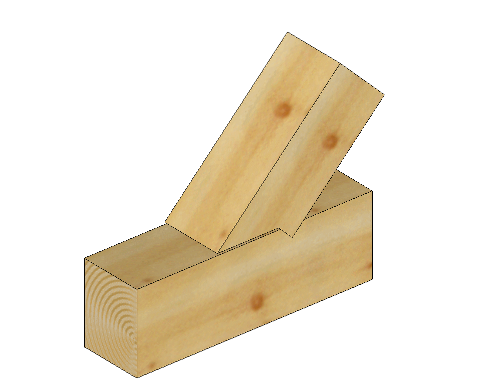 Détermination de la longueur de l'avant bois (talon lv)