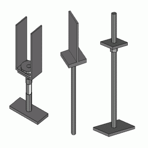 Connecteurs - Pieds de poteau