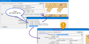 Types de mise en œuvre des organes de connexion
